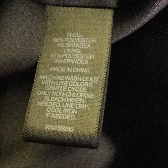 8 Express black strapless shiny dress - Picture 12 of 12